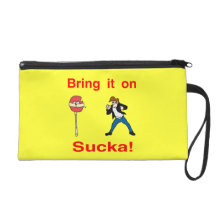 Bring It On Sucka! Wristlet Clutches