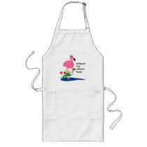 Bring on the cabana boys flamingo apron