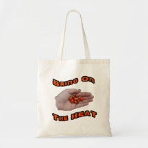 Bring On The Heat Cascabel Hot Peppers Hand Bags