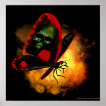 Bringer of Death Butterfly Poster