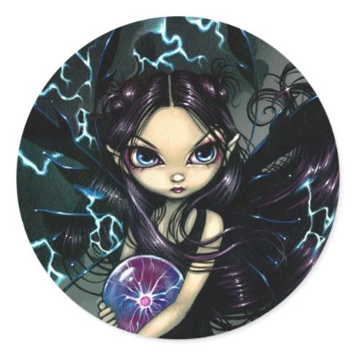 "Bringer of Lightning" Sticker by strangeling