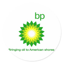 Bringing Oil To American Shores Round Sticker