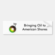 Bringing Oil toAmerican Shores Bumper Sticker