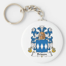 Brisson Family Crest Keychain