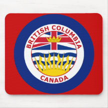 BRISTISH COLUMBIA, CANADA MOUSE PAD