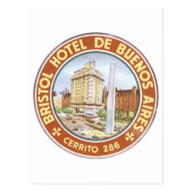Bristol Hotel of Buenos Aires Post Card