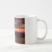 Bristol Rhode Island sunset Coffee Mugs