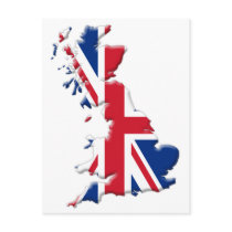 Britain Shape-Flag Post Cards