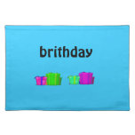 brithday set de table