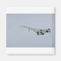 British Airways Concorde on final descent, Ottawa, Fridge Magnet