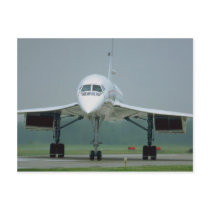 British Airways Concorde, on taxi way Postcards