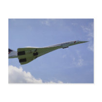British Airways Concorde, taking off at Heathrow A Postcards