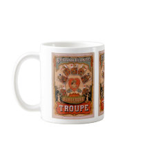 British Blonde Burlesque, 'Troupe' Retro Theatre Coffee Mug