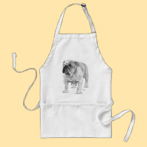 British Bulldog aprons