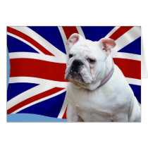 British Bulldog Greeting Cards