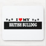 BRITISH BULLDOG MOUSE MATS
