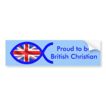 British Christian Fish Symbol Flag
