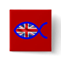 British Christian Fish Symbol Flag