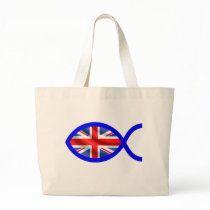 British Christian Fish Symbol Flag