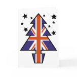 British Christmas Tree Greeting Cards