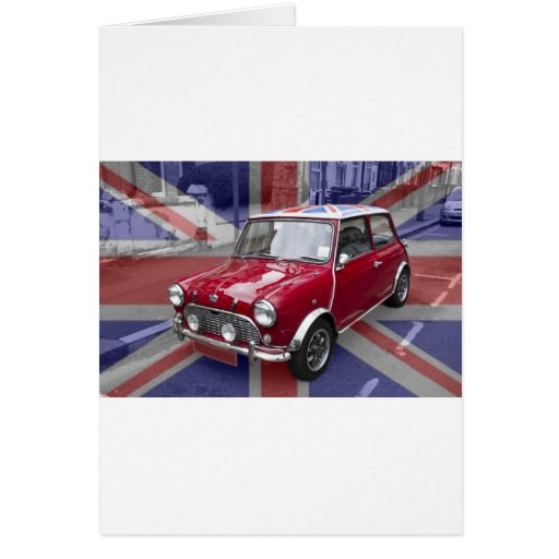 British Classic Mini car Cards