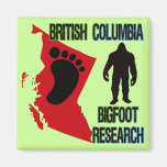British Columbia Bigfoot Research Magnets