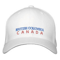 BRITISH COLUMBIA,CANADA HAT EMBROIDERED HAT