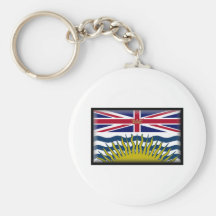 British Columbia Flag Key Chain
