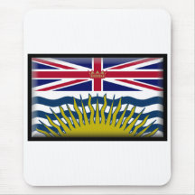 British Columbia Flag Mouse Pads
