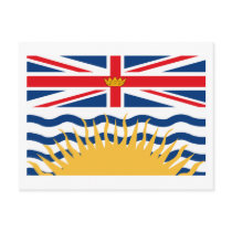 British Columbia Flag Postcard