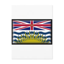 British Columbia Flag Postcards
