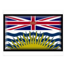 British Columbia Flag Postcard