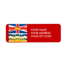 BRITISH COLUMBIA RETURN ADDRESS LABEL