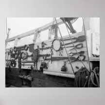 British Convict Ship, 1910s Poster