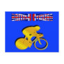 British Cycling Tshirts and Novelty Cycling gifts Postcard