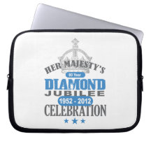 British Diamond Jubilee - Royal Souvenir Laptop Sleeves