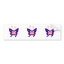 British Diva Butterfly Bumper Sticker
