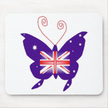 British Diva Butterfly Mousepad