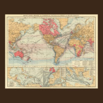 British Empire, routes, currents posters