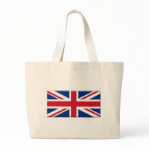 British Flag bevelled Tote Bags