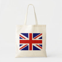 British flag canvas bags