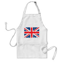 British Flag Distressed Aprons