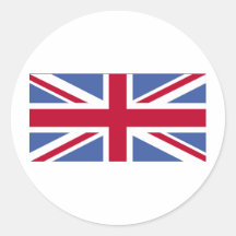 BRITISH FLAG ROUND STICKERS
