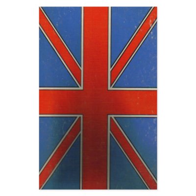british flag custom stationery by FINGERLIKIN