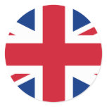 British Flag Round Sticker