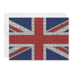 British Flag Tattered invitations