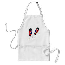 British humour Union Jack sperm Apron
