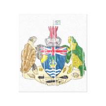 British Indian Ocean Territories Coat Of Arms Gallery Wrap Canvas