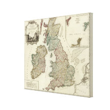 British Isles 5 Gallery Wrapped Canvas