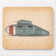 British Mark 1 Tank Mousepads